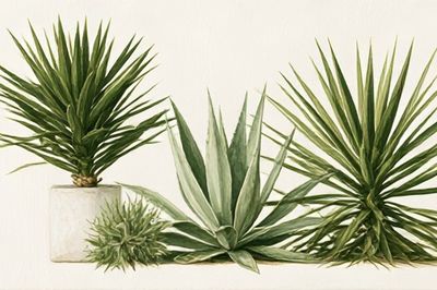 Desert Succulents Botanical Print.