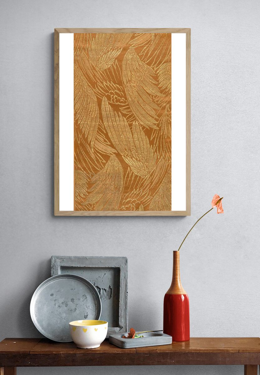 Ribbon samples (1919) bird wings. — room view 3
