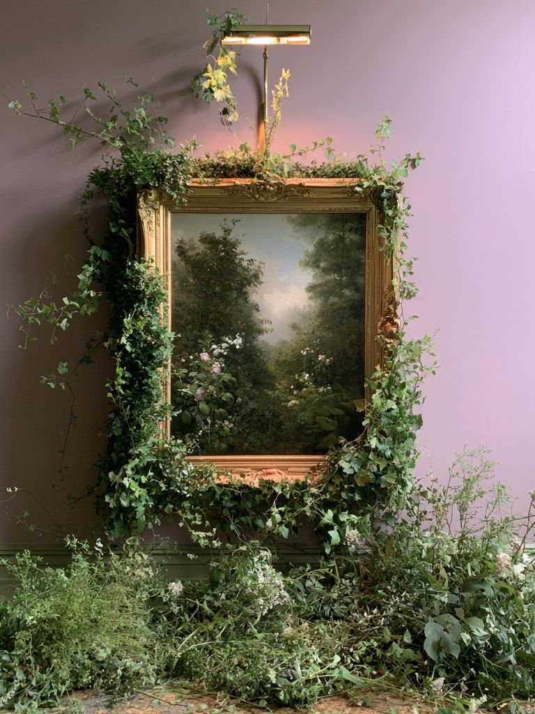 Gilded Garden Still Life Poster. poster detail