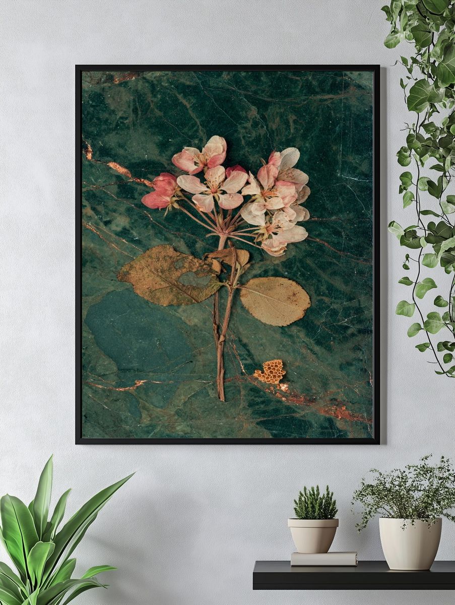 Pressed Blossom Botanical Print. — room view 4