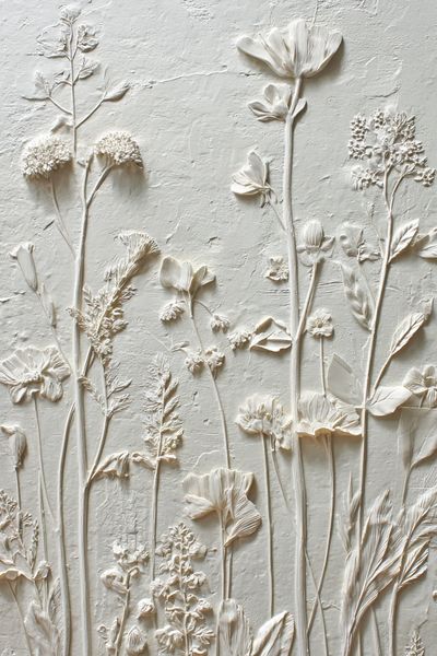 Pressed Wildflowers Botanical Print.