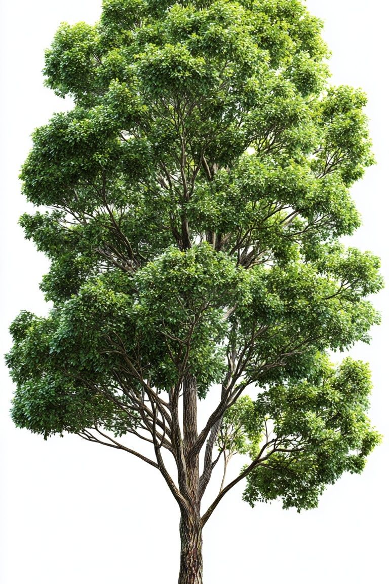 Lush Green Tree — Botanical Print. poster detail