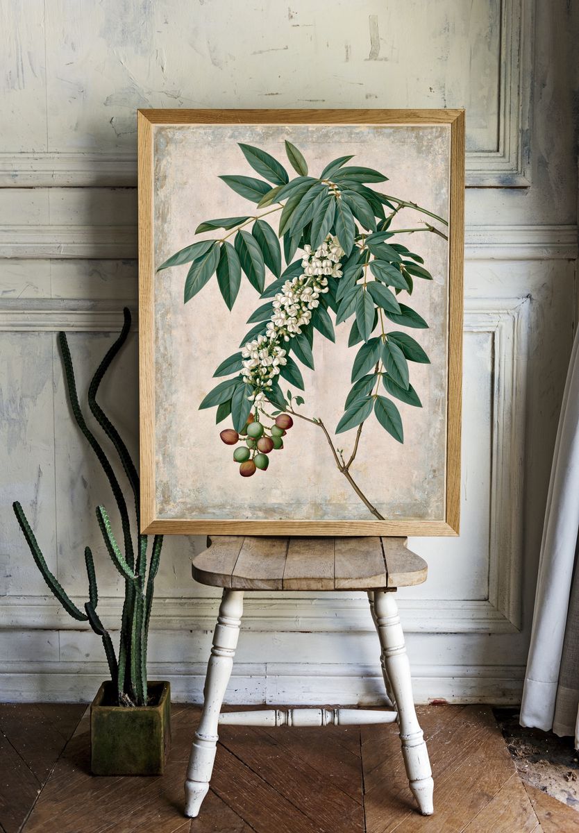 Botanical Branch Study Print. room preview
