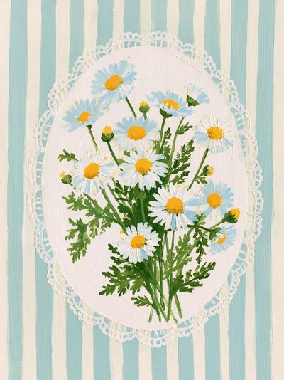 Daisy Bouquet Botanical Poster.