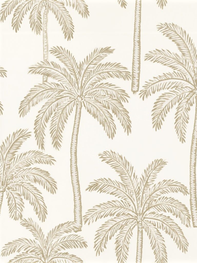 Palm Tree Pattern Print. poster — botanical art