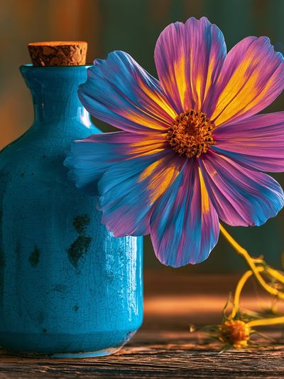 Cosmic Cosmos Flower Still Life Poster.