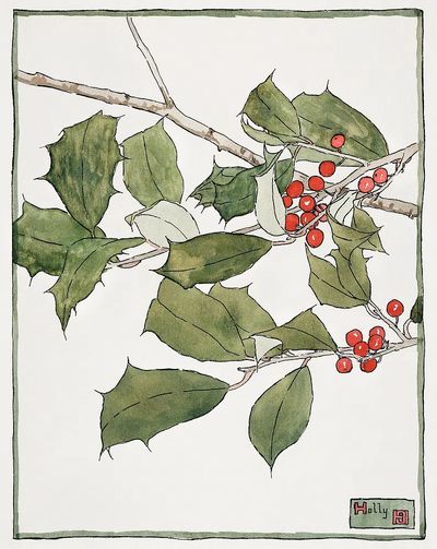 Holly (1915) Hannah Borger Overbeck. poster print