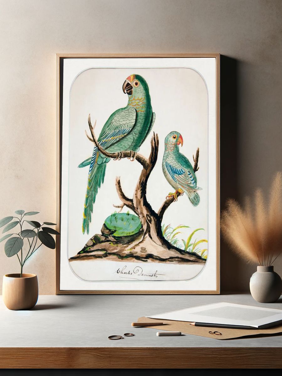 Two Parrots Barren Tree (ca.1916). — room view 2