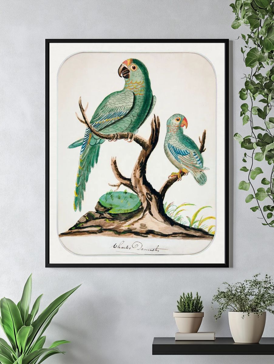 Two Parrots Barren Tree (ca.1916). — room view 4