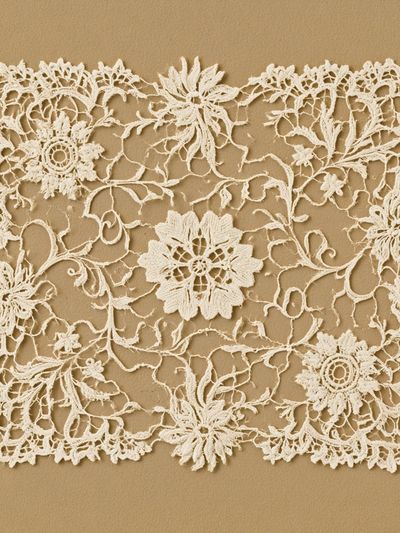 Lace Floral Pattern Poster.