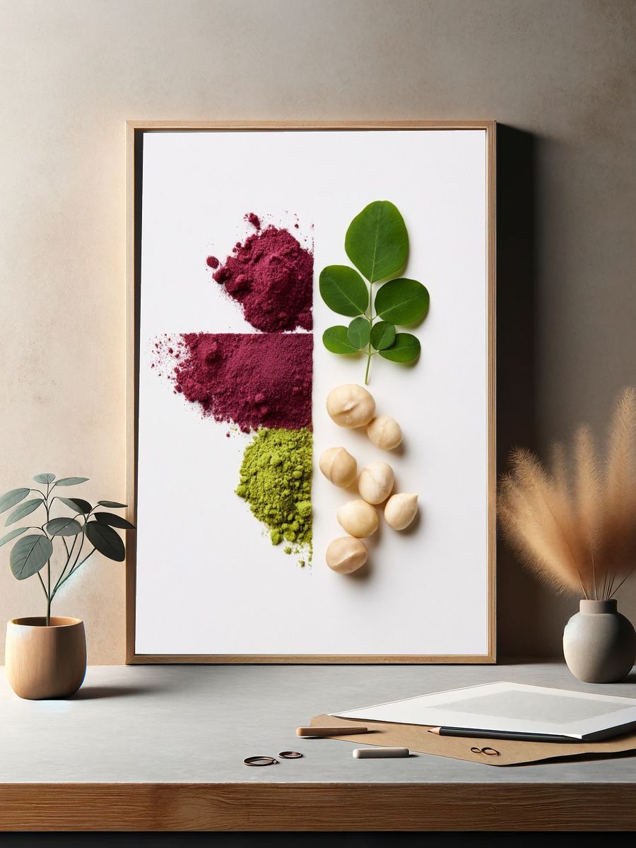 Botanical Still Life Illustration Poster. — room view 2