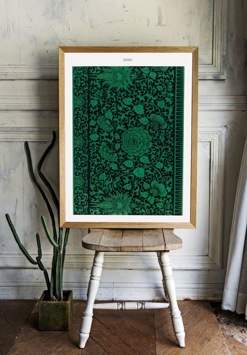 Flower illustration, Examples Chinese Ornament. room preview