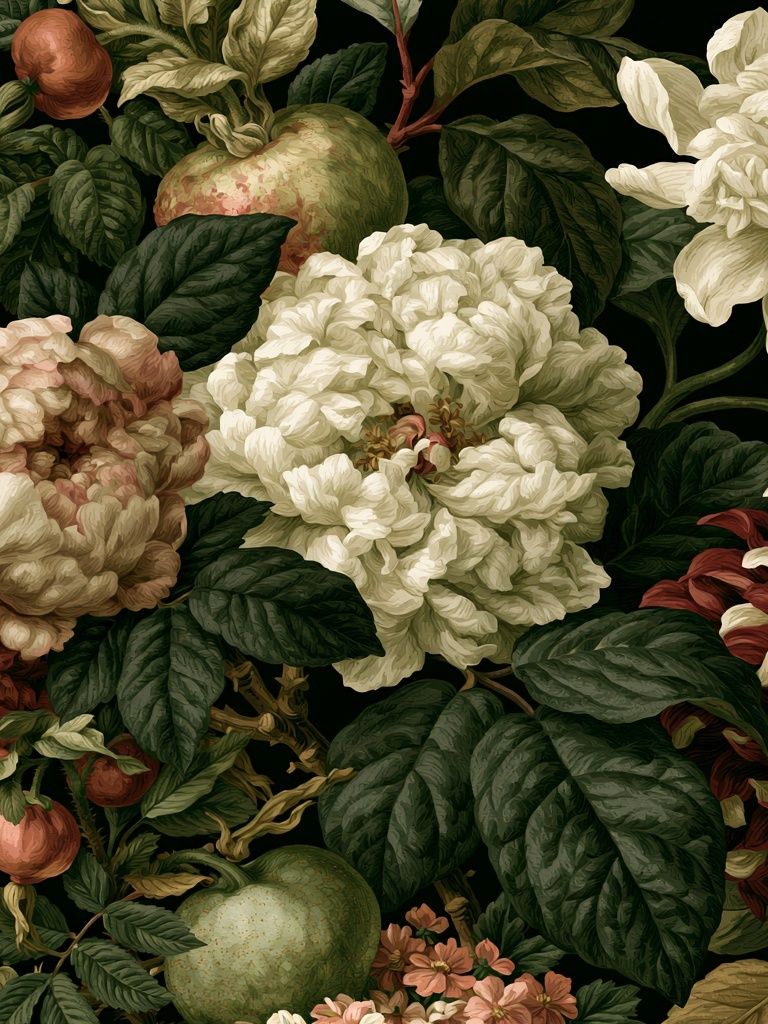 Botanical Floral Garden Print. poster — botanical art