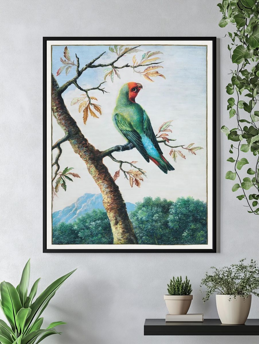 Bird Study painting high resolution. — room view 4