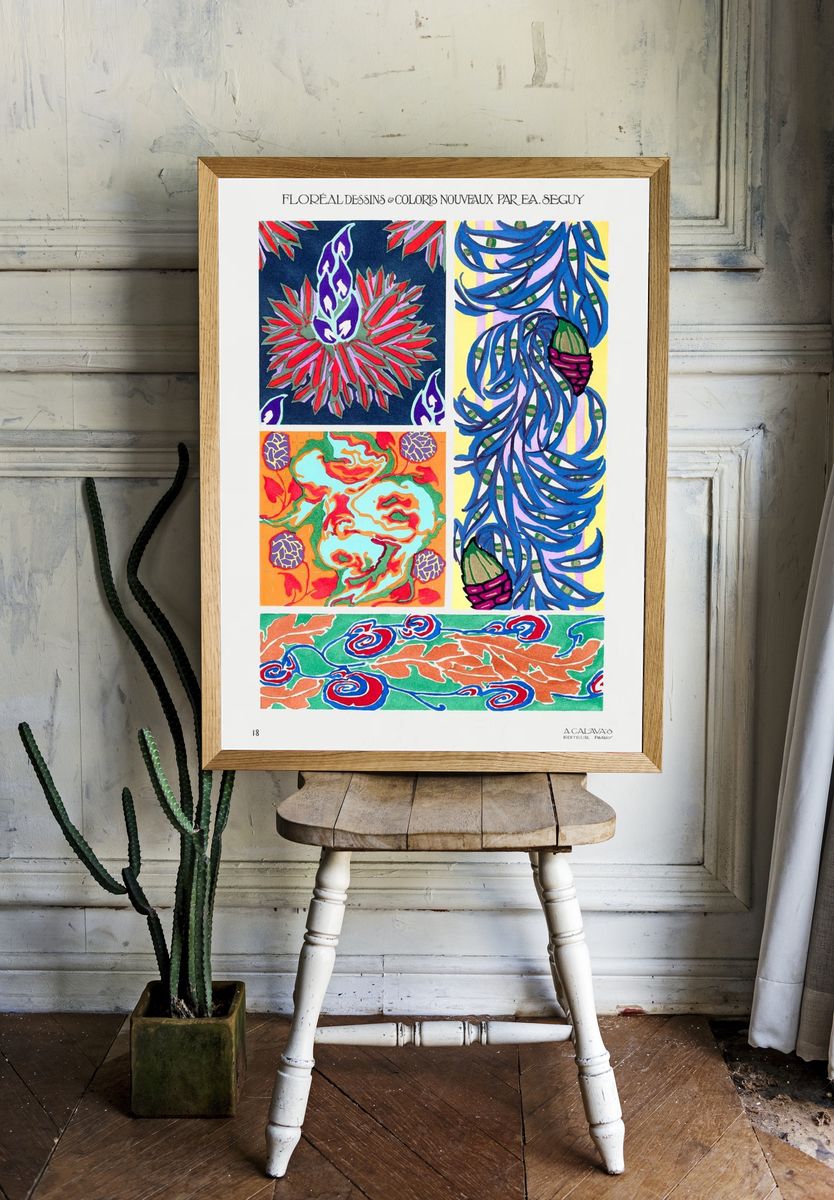 Vintage art deco & art. room preview