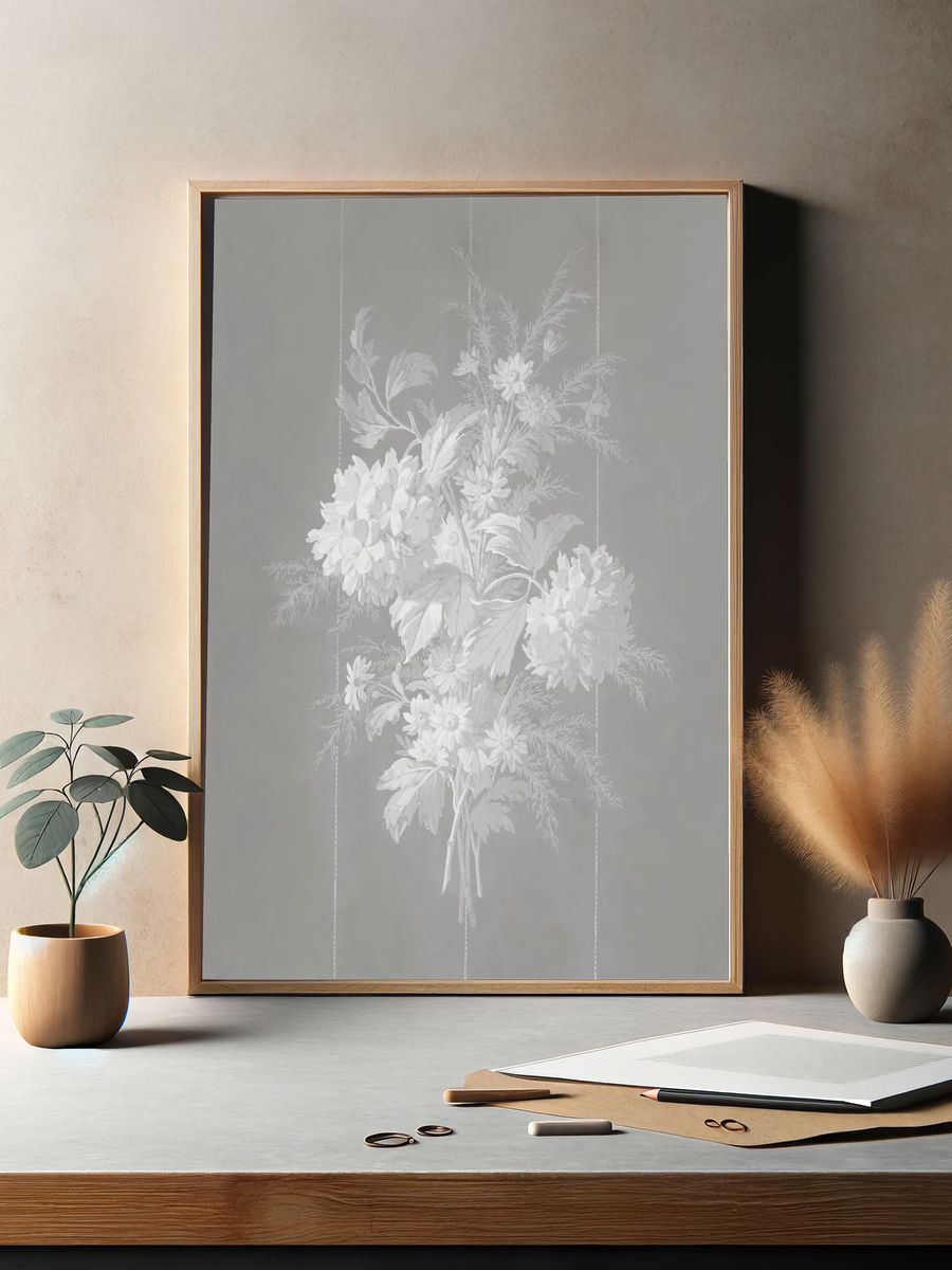 Sidewall - floral (1855–1900) Ericson. — room view 2