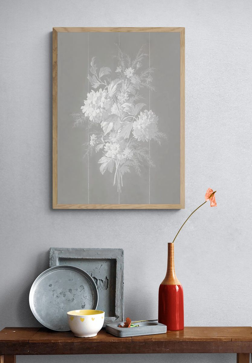 Sidewall - floral (1855–1900) Ericson. — room view 3