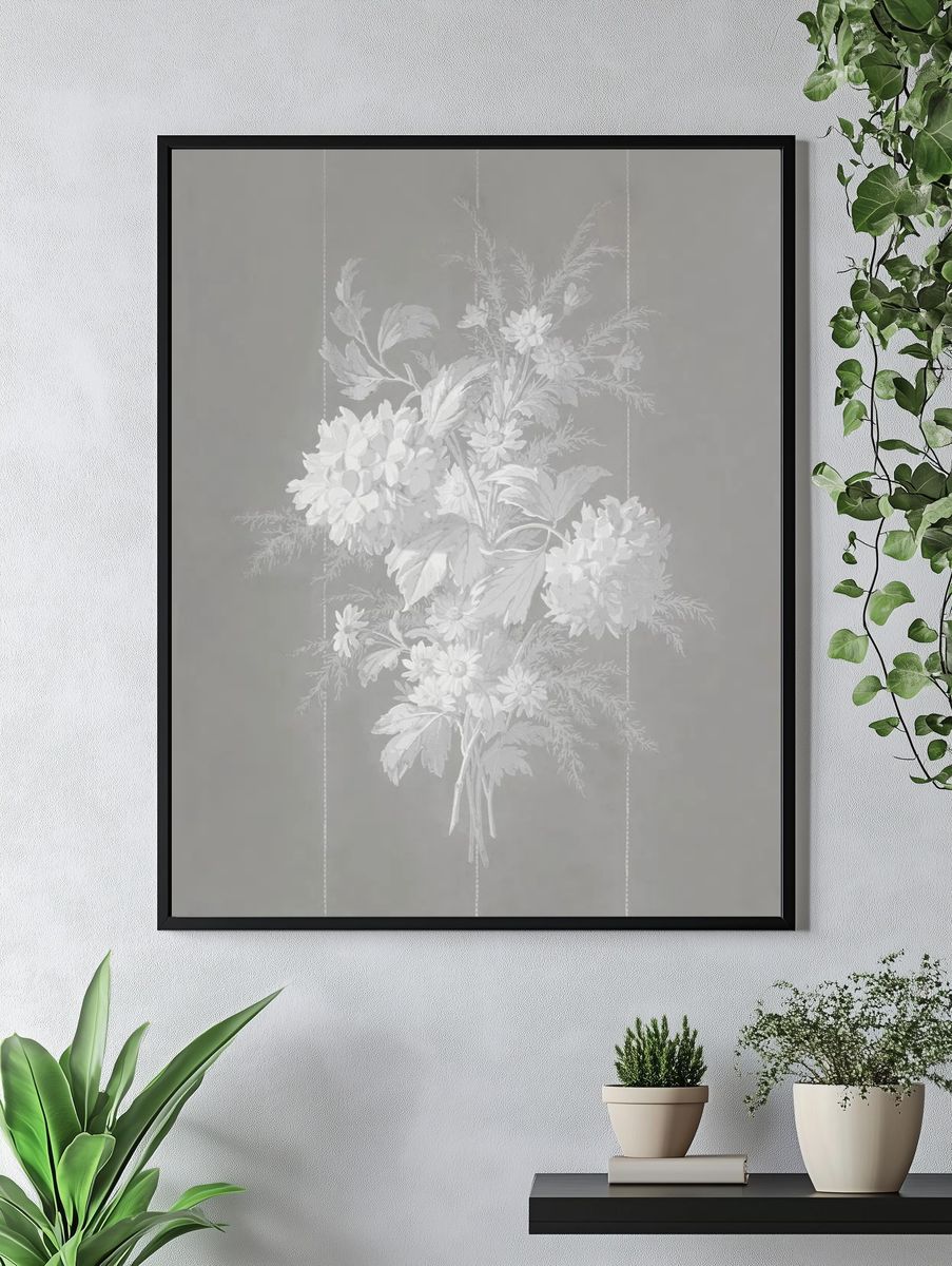 Sidewall - floral (1855–1900) Ericson. — room view 4