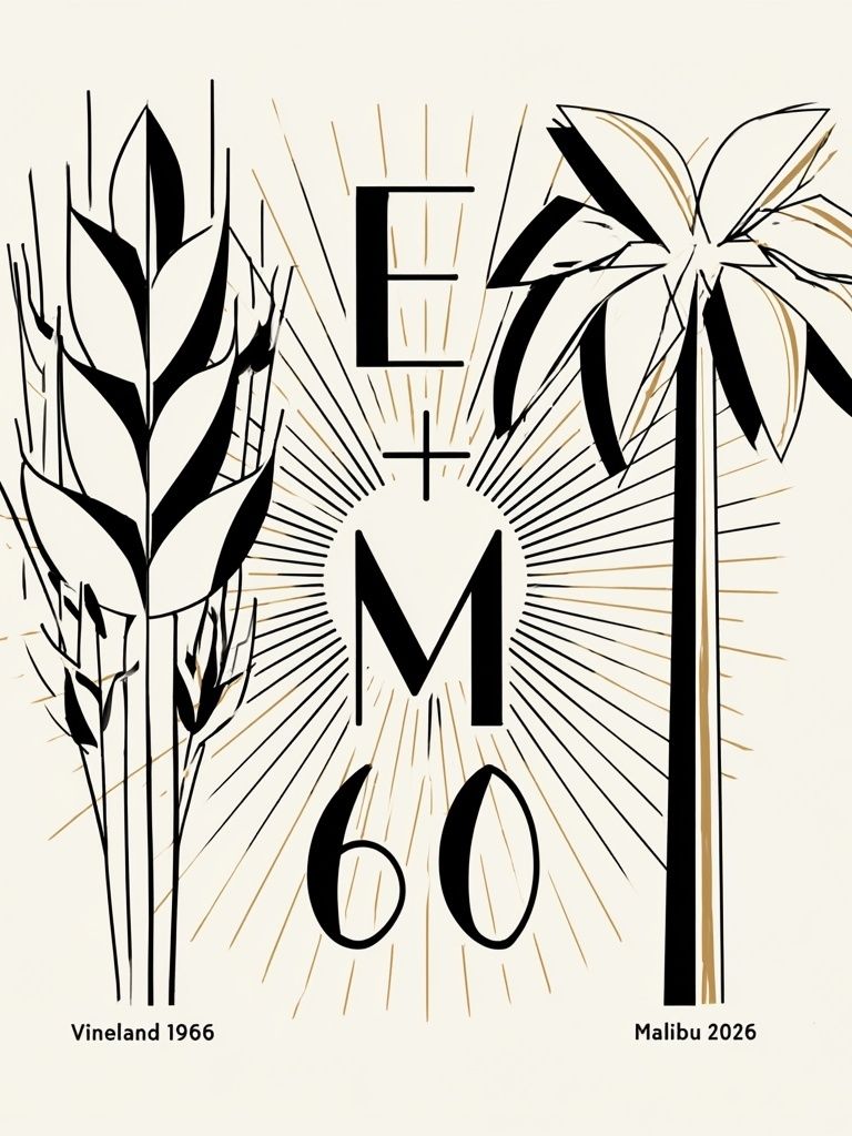 E+M 60 Botanical Poster. poster — botanical art