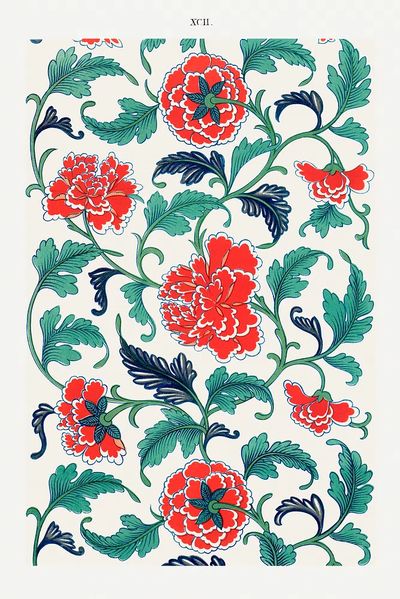 Green Botanical Leaf Print. poster