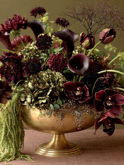 Moody Floral Arrangement Print.