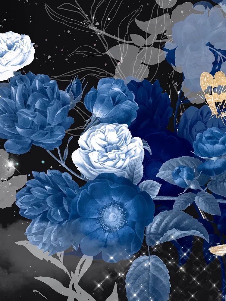 Flower wedding background, aesthetic border. poster detail