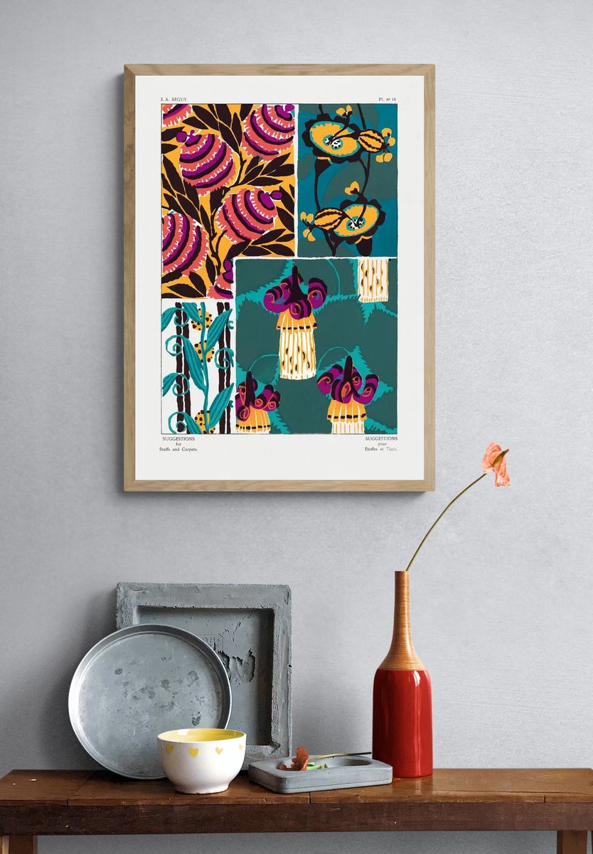 Vintage floral patterns, Art Nouveau. — room view 3