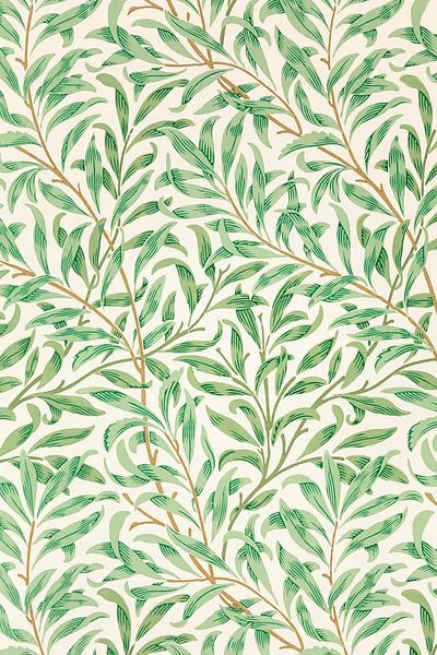 William Morris mobile wallpaper, willow. poster