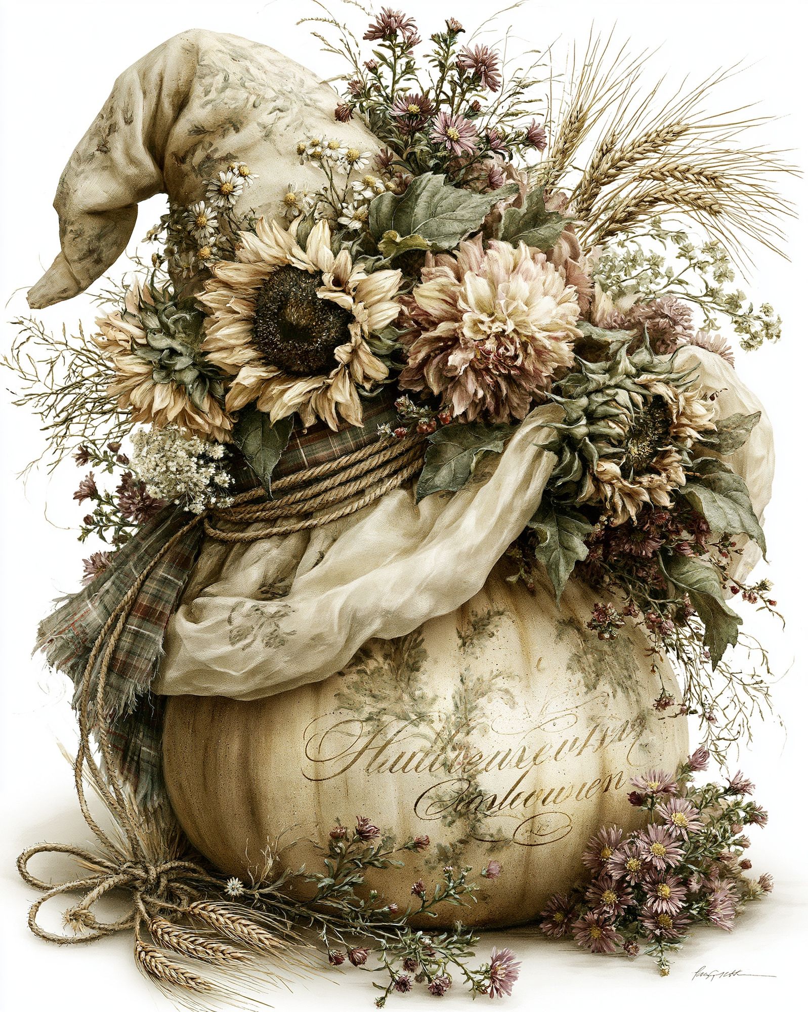 Autumn Harvest Still Life Print. poster detail