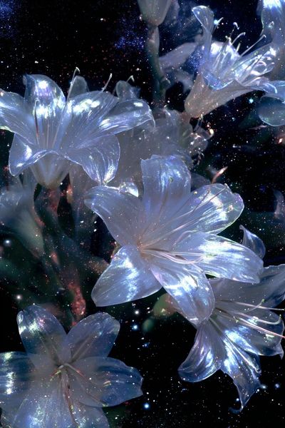 Celestial Lilies Photography Poster.