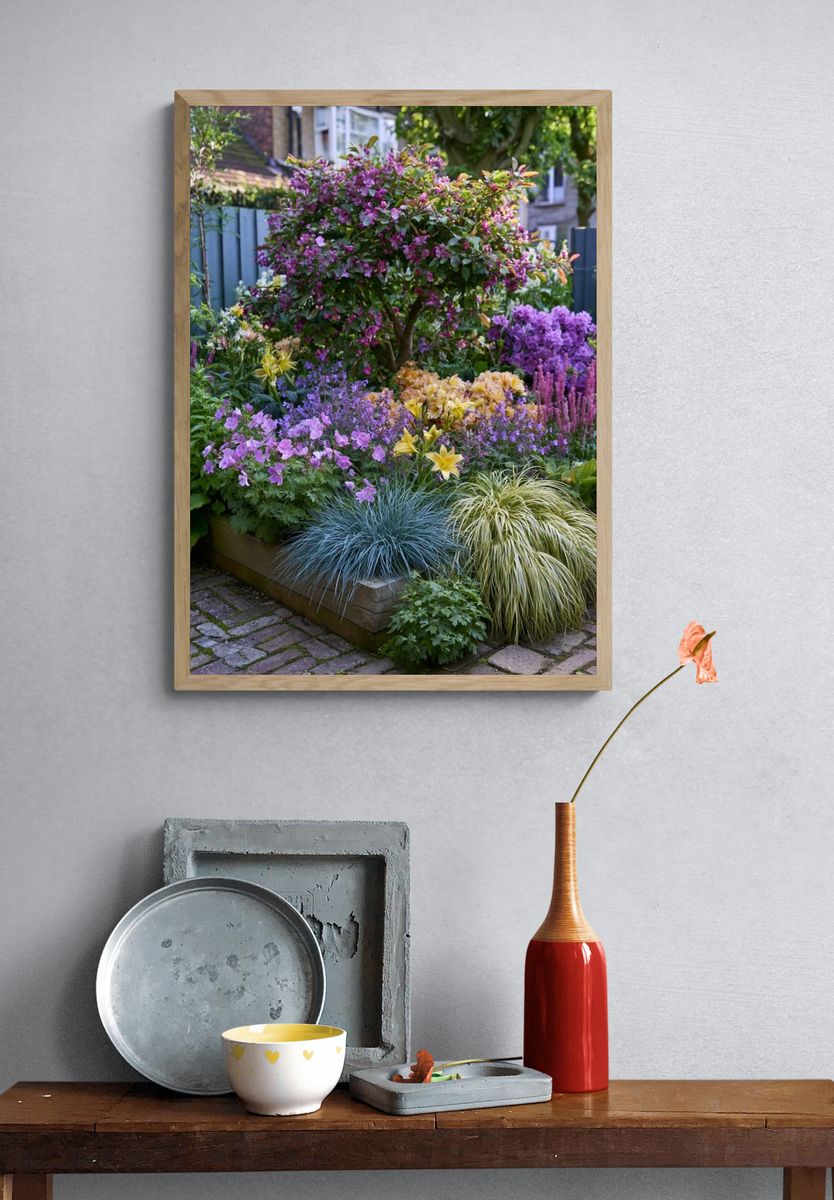 Cottage Garden Bloom Poster. — room view 3