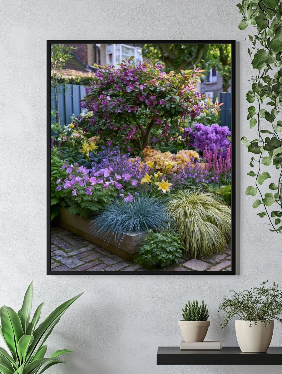 Cottage Garden Bloom Poster. — room view 4