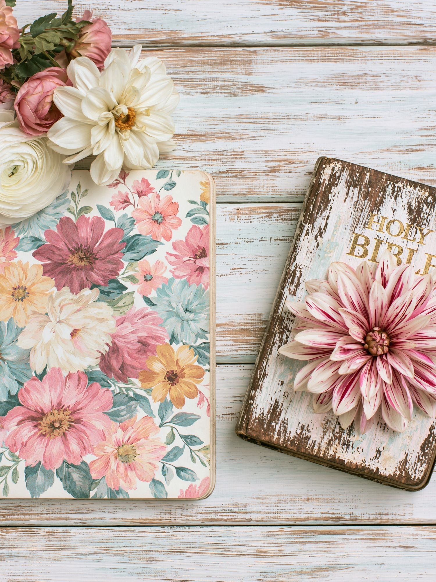 Pastel Floral Still Life Print. poster detail