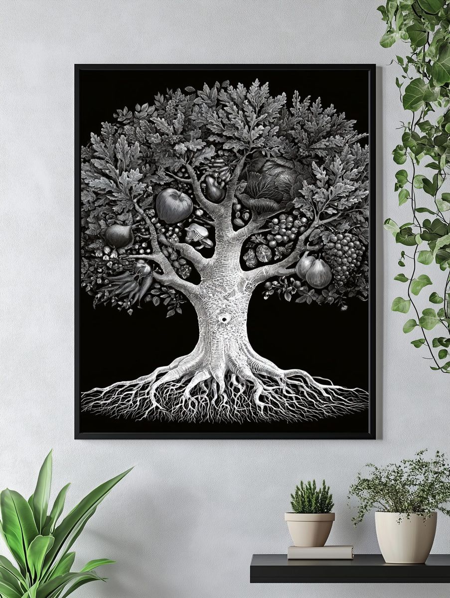 Fruit Tree Botanical Print. — room view 4
