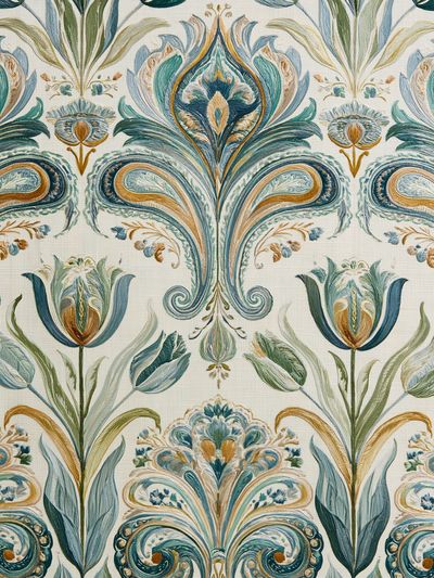 Art Nouveau Floral Pattern Poster.