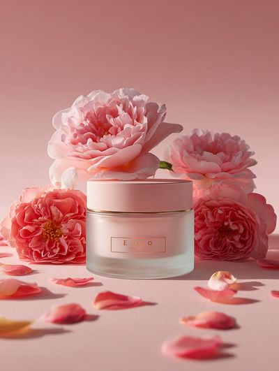 Pink Peony Still Life Poster.