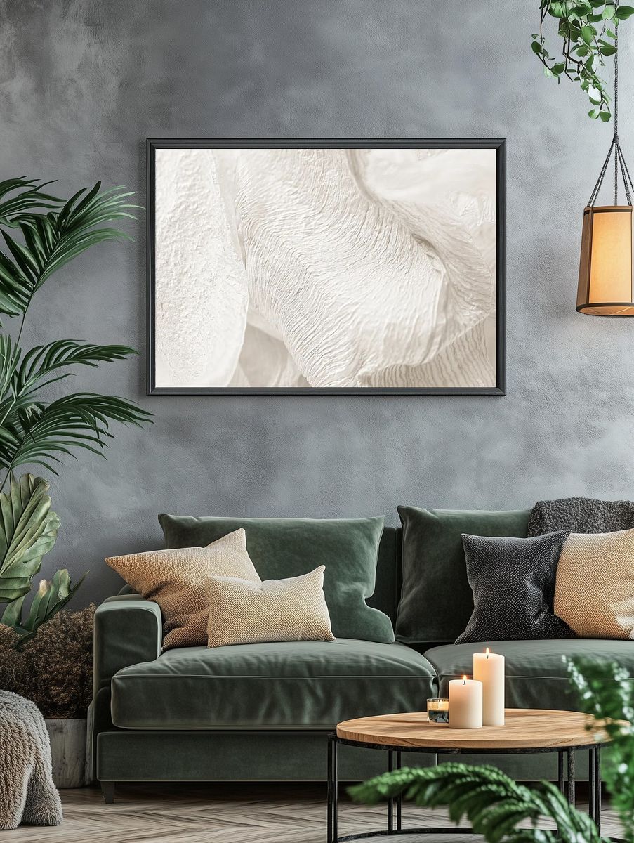 Dried lily leaf textured background. — room view 4