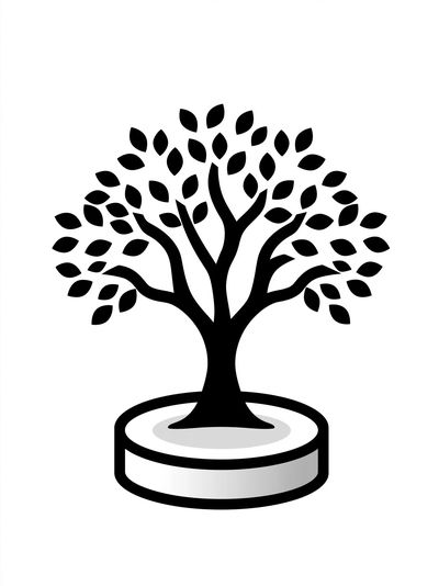 Tree of Life Minimalist Print. poster