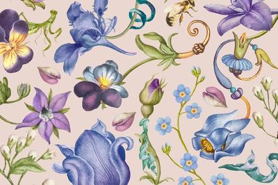 Botanical Watercolor Floral Poster. poster print