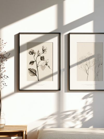 Botanical Line Art Poster.