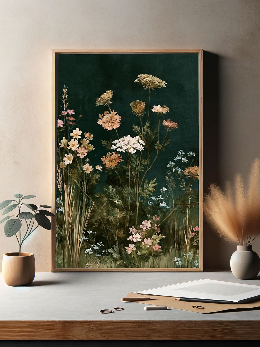 Wildflower Meadow Fine-Art Print. — room view 2