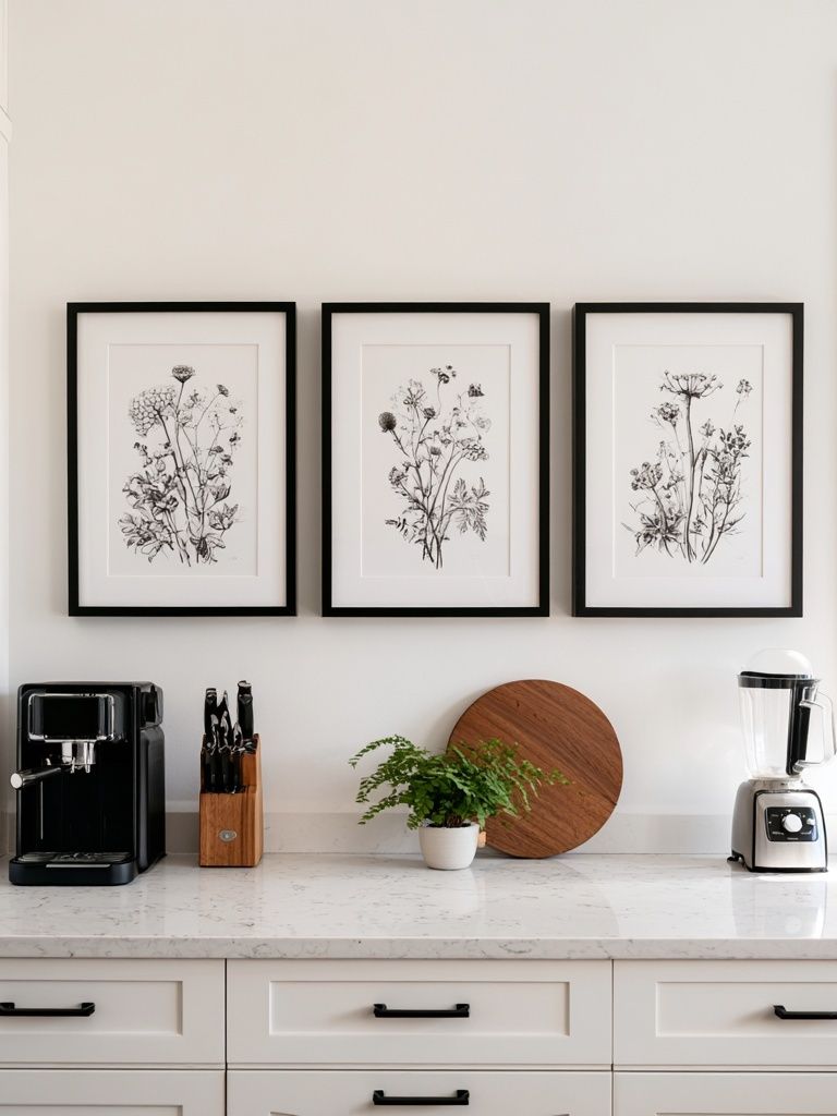 Botanical Line Art Poster. poster detail
