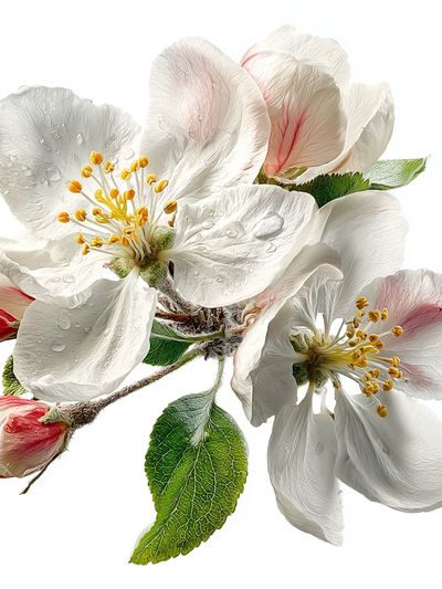 Apple Blossom Botanical Print.