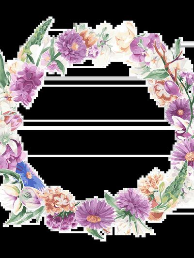Vintage floral patterns, Art Nouveau.