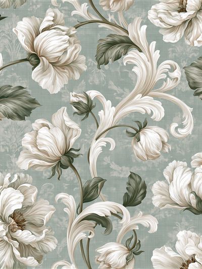 Elegant Floral Botanical Print.