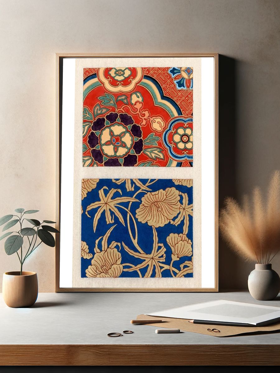 Ito Nishiki Kimono Pattern — Art Print. — room view 2