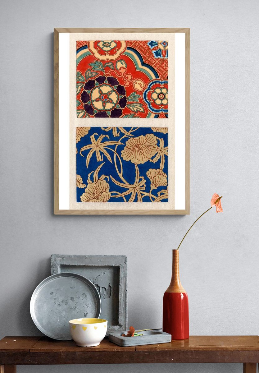Ito Nishiki Kimono Pattern — Art Print. — room view 3