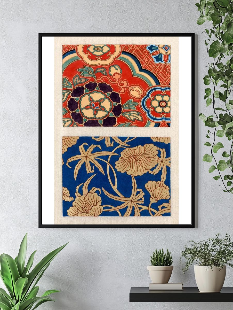 Ito Nishiki Kimono Pattern — Art Print. — room view 4