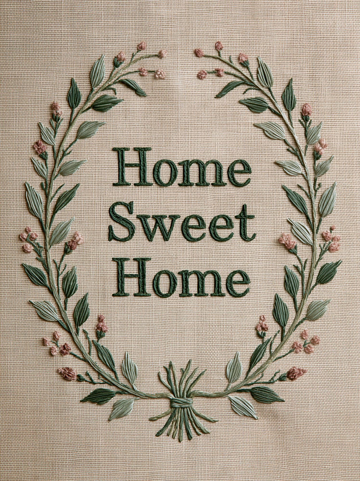 Home Sweet Home Botanical Poster. poster — botanical art