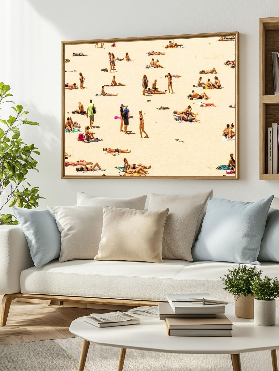Beach Day — Photography Print. — room view 2